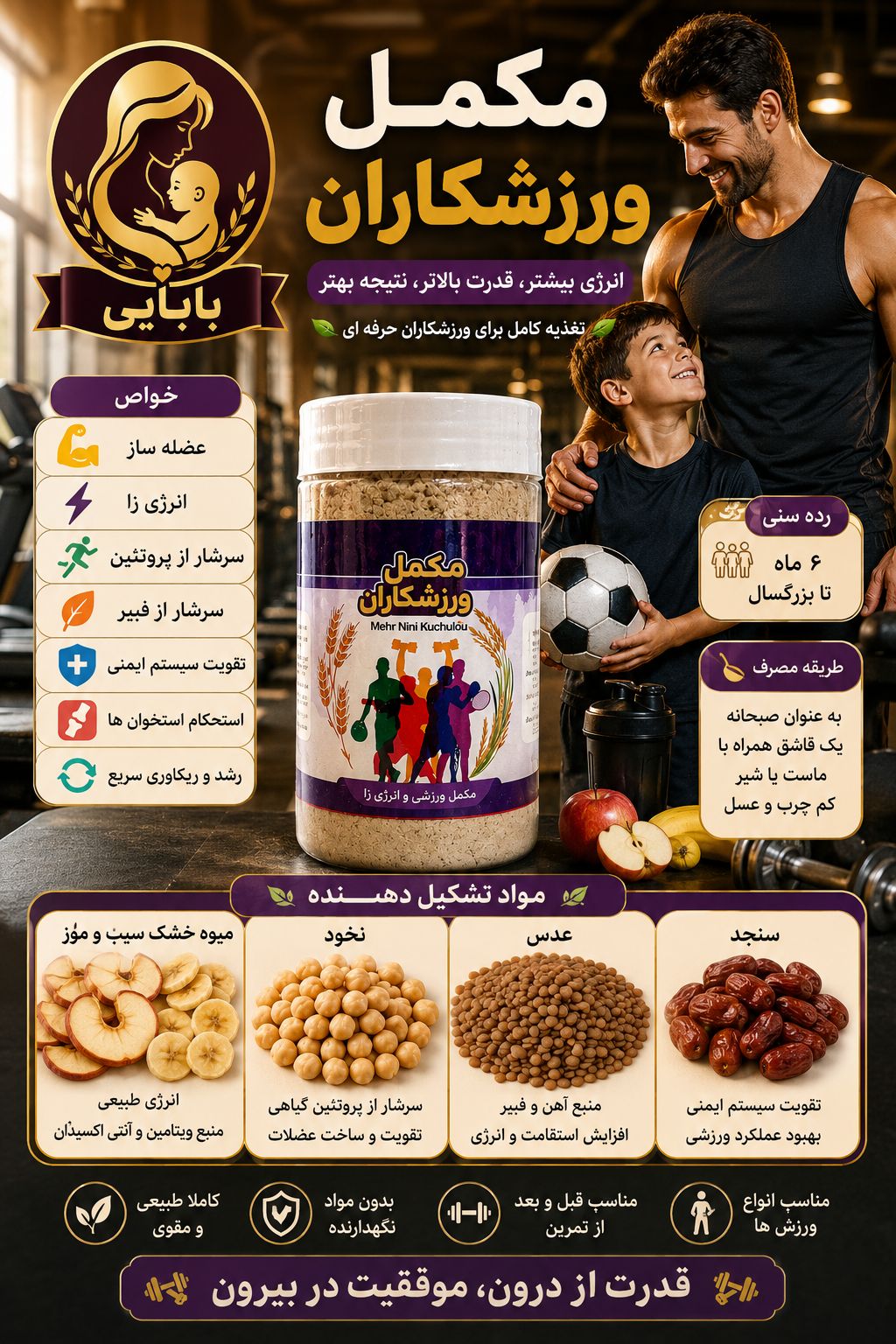 مکمل ورزشکاران
